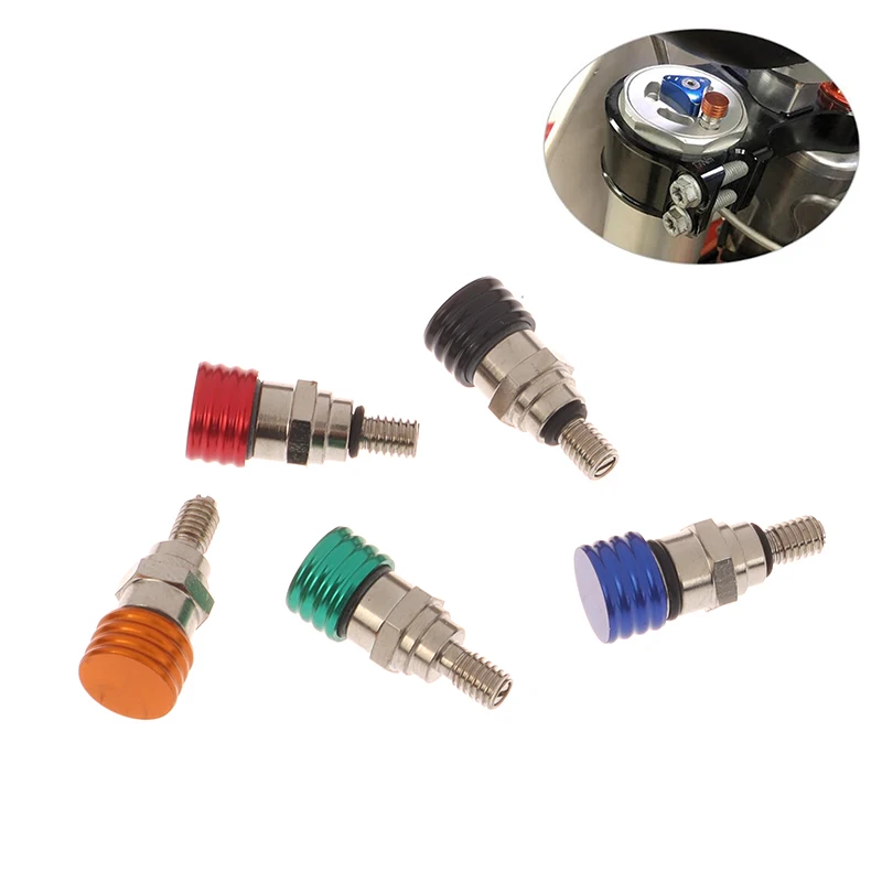 M4/M5 Motorcycle Fork Air Bleeder Valve - Compatible with KTM, CRF, YZF, RMZ, KXF Dirt Bike-Aluminum Alloy Pressure Relief Valve