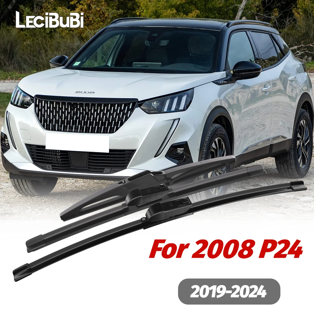 1 Satz vorne und hinten Scheibenwischerblätter Scheibenwischer für Peugeot 2008 P24 2019–2024 2020 2021 2022 2023 Zubehör