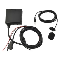 12V BT 5.0 AUX USB Music Adapter MIC Audio Cable For Pioneer Radio IP-BUS P99 P01 Car Styling Replace Accessories