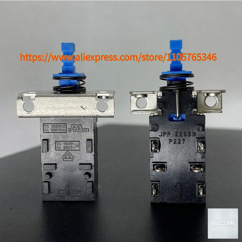 1pcs  JPP.2295M P227 Self Locking Adjustable Power Switch 6pin 4A