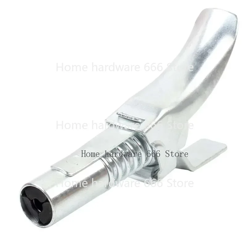 Locking Clamp Type High Pressure Grease Nozzle Double Handle Grease Gun Flat Self-locking Non-leakage Grease Nipple