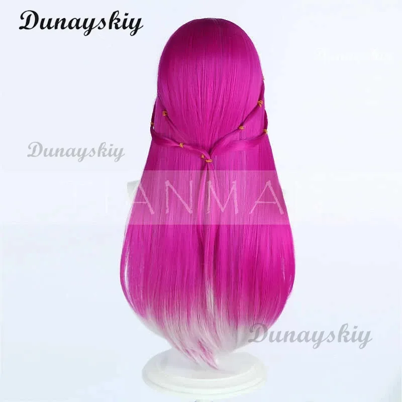 Snow Moon Cosplay peluca juego Ahri traje Halloween mujeres largo rizado ondulado pelo sintético resistente al calor; 3'c,5.y;8'v,