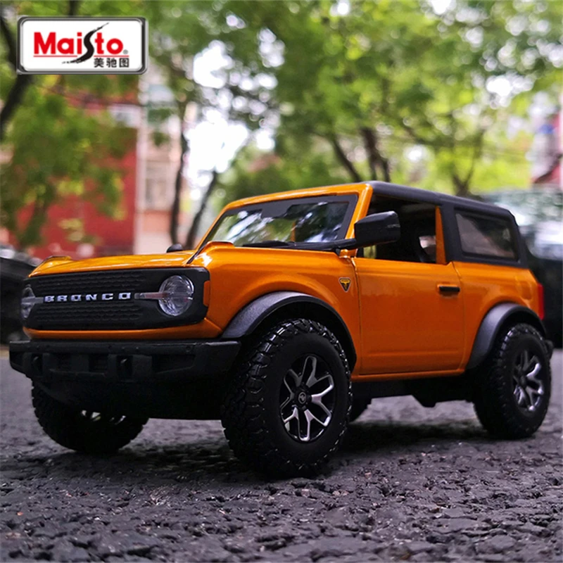 

Maisto 1:24 Ford Bronco Badlands 2021 Alloy Car Model Simulation Diecasts Metal Toy Off-road Car Model Collection Childrens Gift