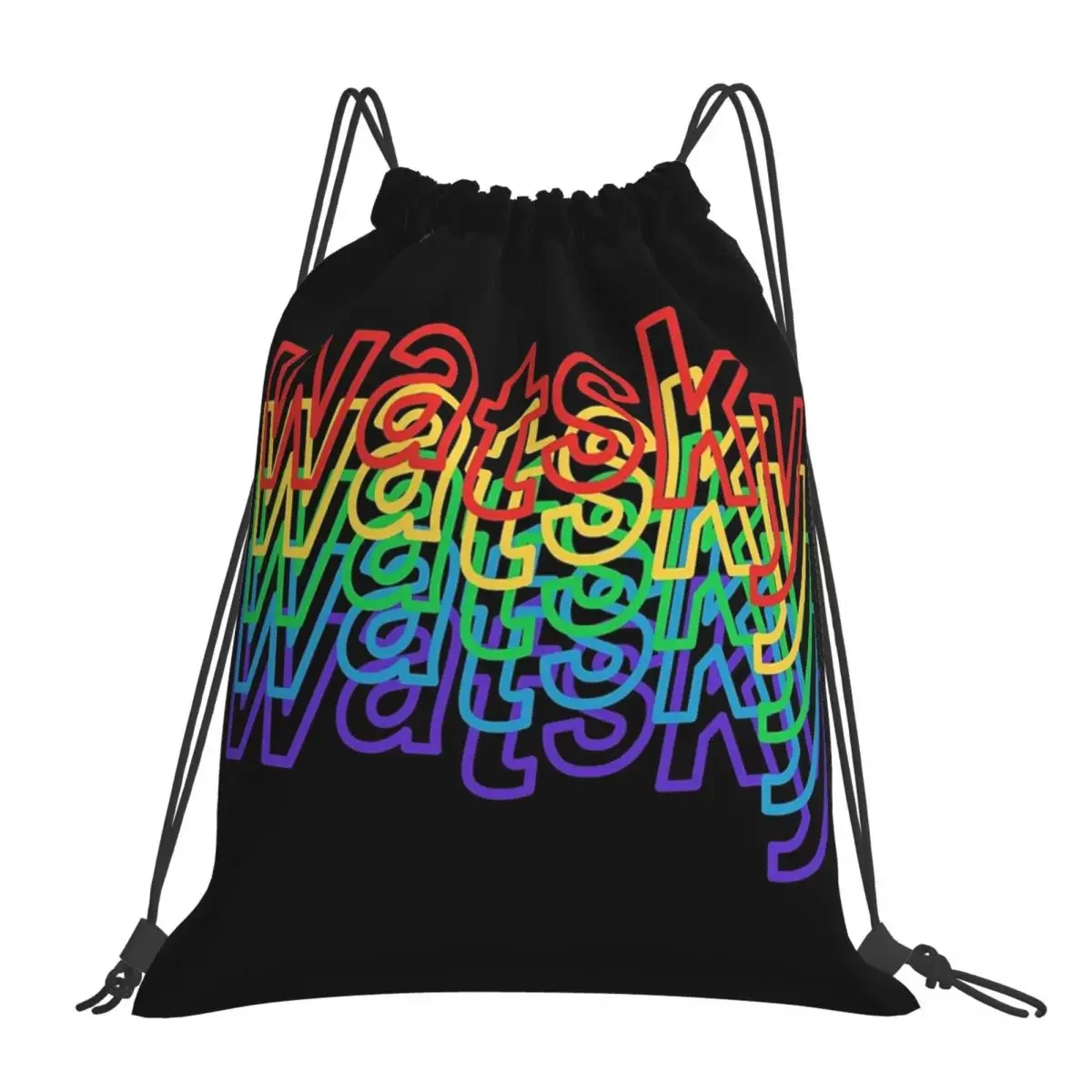 

Цветные многократные черные рюкзаки, портативные сумки на шнурке, спортивная сумка с карманами на шнурке, сумка для книг для мужчин и женщин, для школы