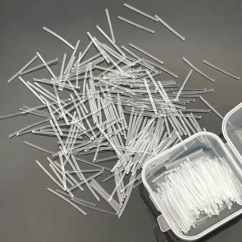Minimalist Resin Ear Sticks Piercing Retainer Invisible Clear Black Rods Fashion Studs For Daily Ear Maintenance Unisex