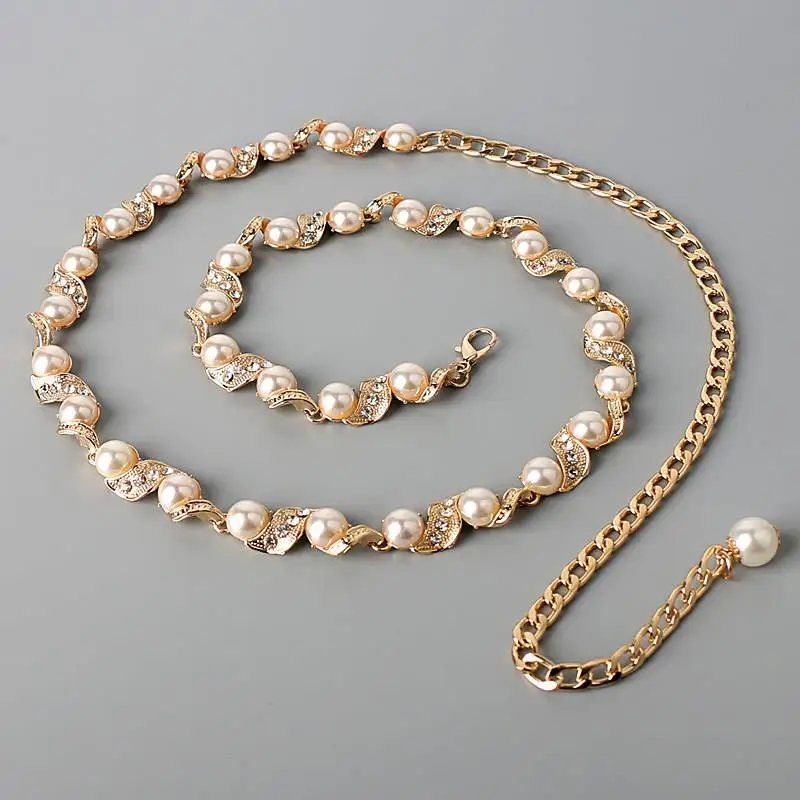 cinturon-de-cadena-metalica-con-perlas-y-diamantes-para-mujer-accesorio-de-vestir-hebilla-de-aleacion-con-patron-geometrico