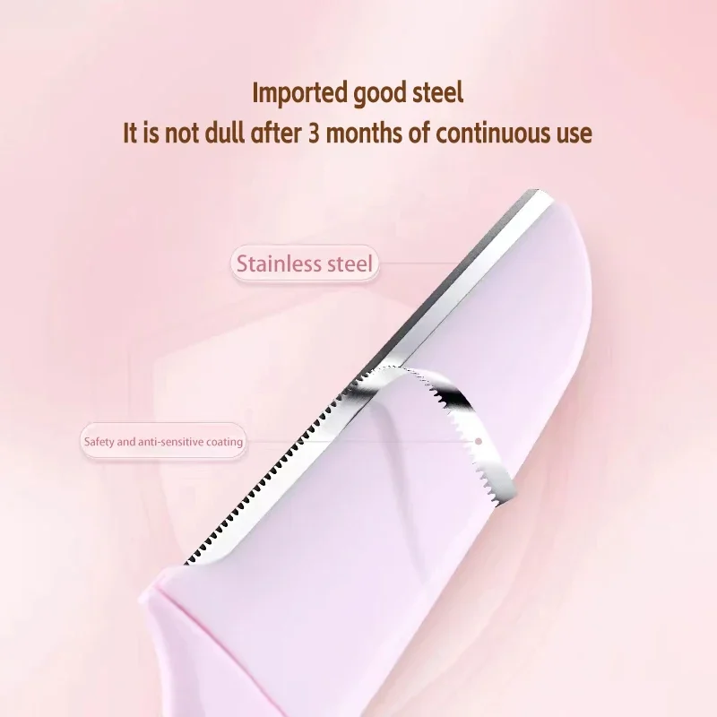 3PCS Draagbare Wenkbrauw Trimmer Veilig Wenkbrauw Shaper Opvouwbare Wenkbrauw Trimmer Scheermesje Scheermes vrouwen Makeup Tools