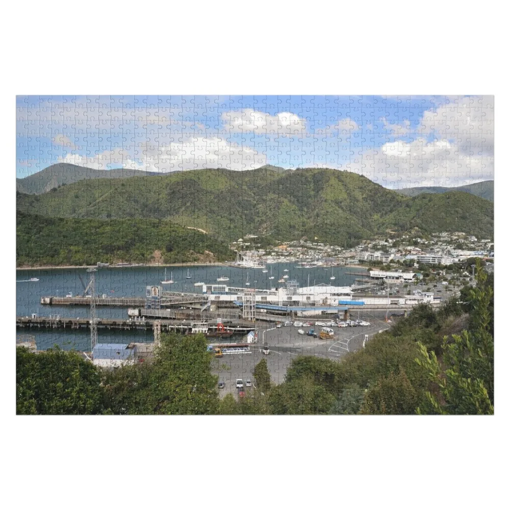 

New Zealand - Picton Jigsaw Puzzle Personalized Kids Gifts Animal Customs With Photo Puzzle