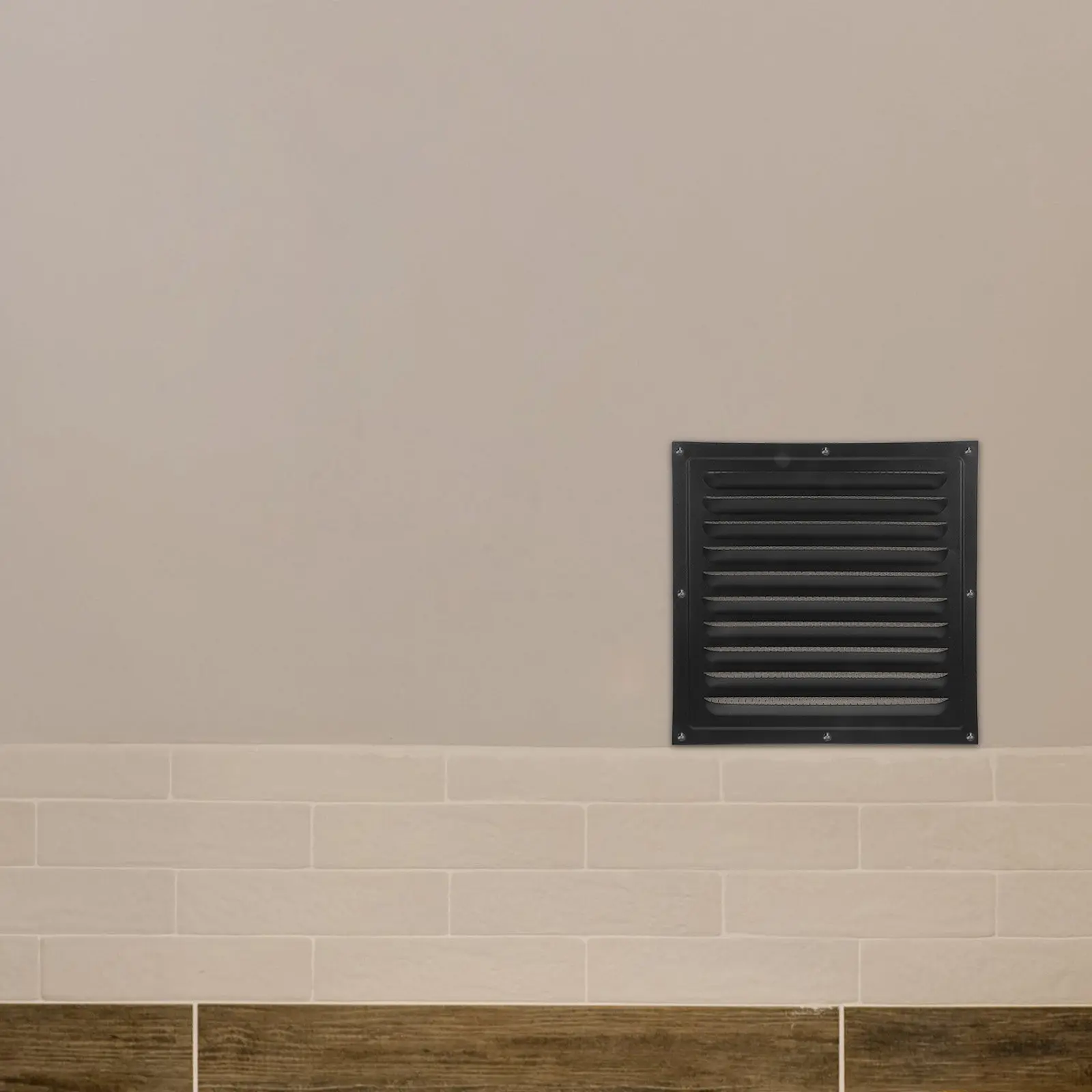 Metal Wall Vent Cover for Attic Garage Apartment Exterior Walls Rainproof Sunproof Louvered Air Vent Grille Weather Resistant