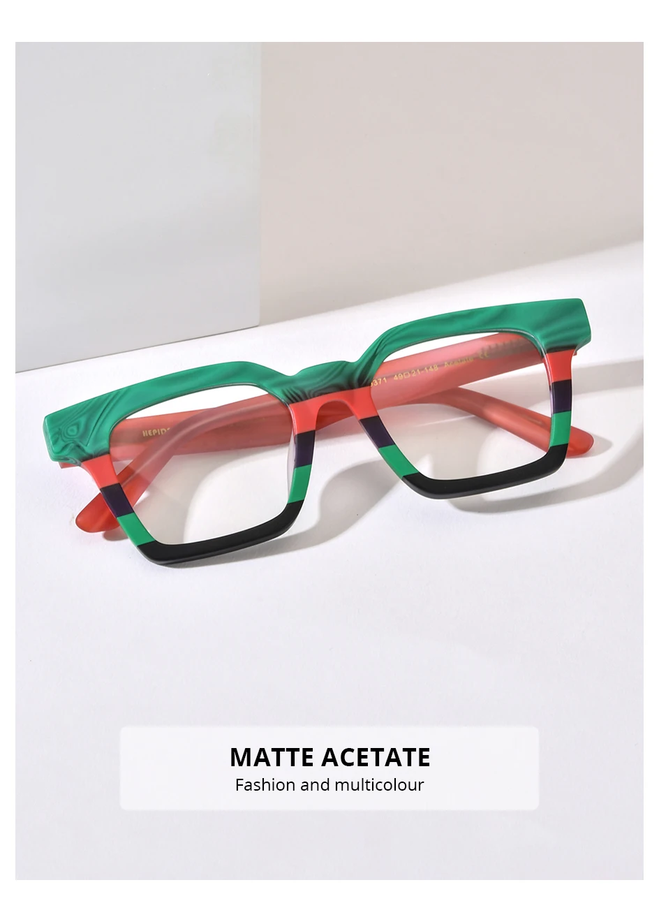 HEPIDEM Acetat Brille Männer Marke Designer Oversize Große Größe Brillen Rahmen Japanische Handgemachte Brille Männer Dicke Brillen 9374 – Detail 21