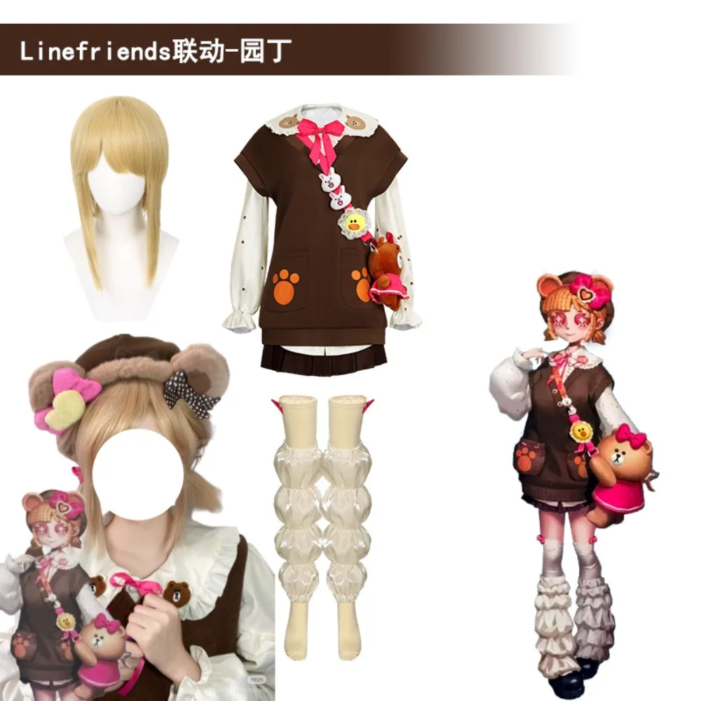

Identity V Gardener Emma Woods Cosplay Costume Full Set New Arrival Adult Women Halloween Game Anime Convention Outfit