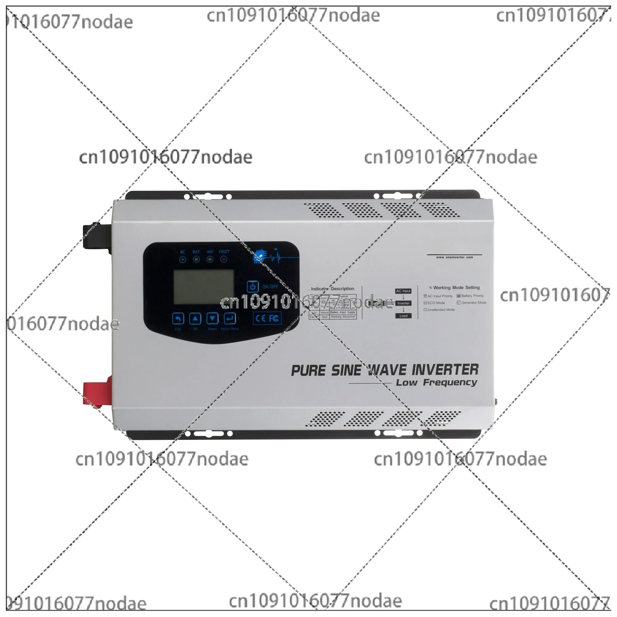 3000W 12V 24V 30A  Low Frequency Pure Sine Wave Inverter 1kw 2kw 3KW 4KW 5KW 6KW 7KW  with AC Charger Toroidal Transformer