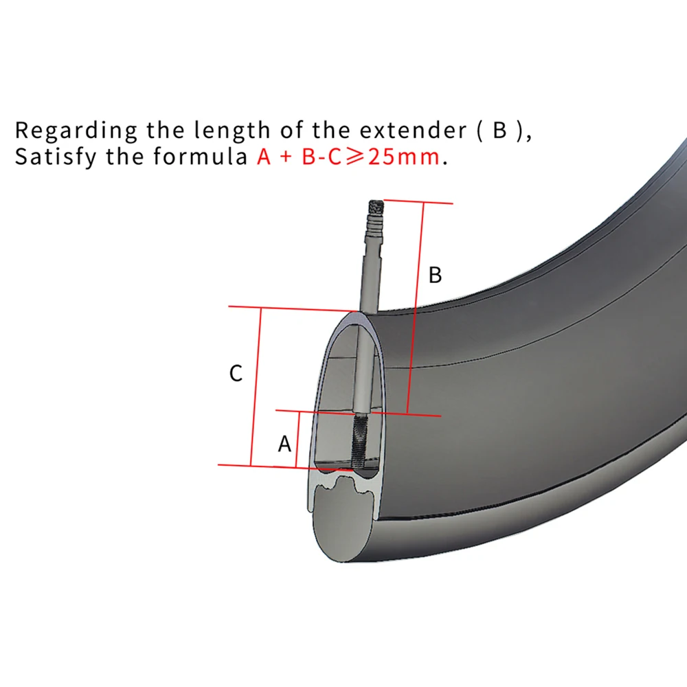 Varilla Presta con llave, extensor de válvula de aleación de aluminio extraíble, tubos interiores, piezas de bicicleta