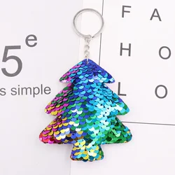 1PCS Dolphin Star Unicorn animal Keychain Glitter Pompom Sequins Key Chain Gifts for Women Car Bag Accessories Key Ring Jewelry