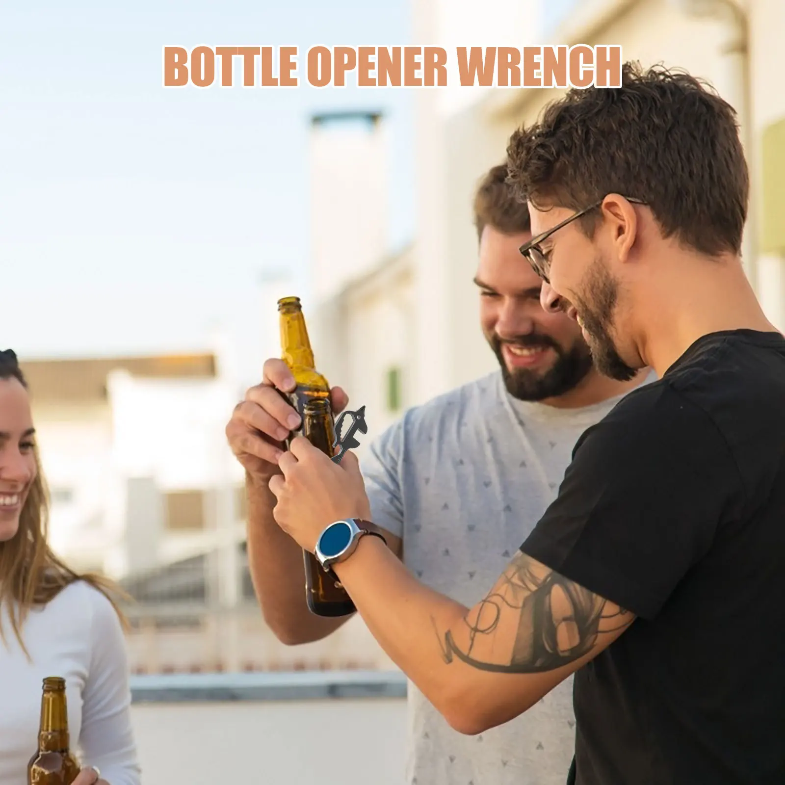 

Fish-Shaped Stainless Steel Beer Open Tool Compact Multifunctional Bottle Opener Outdoor Travel Utility Wrench Opener Card
