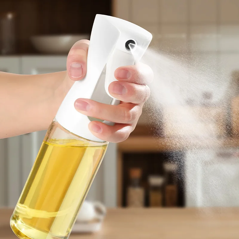 200ml 300ml Oil Spray Bottle Kitchen Cooking Barbecue Olive Oil Dispenser Camping Baking Vinegar Soy Sauce Spray Containers view 2