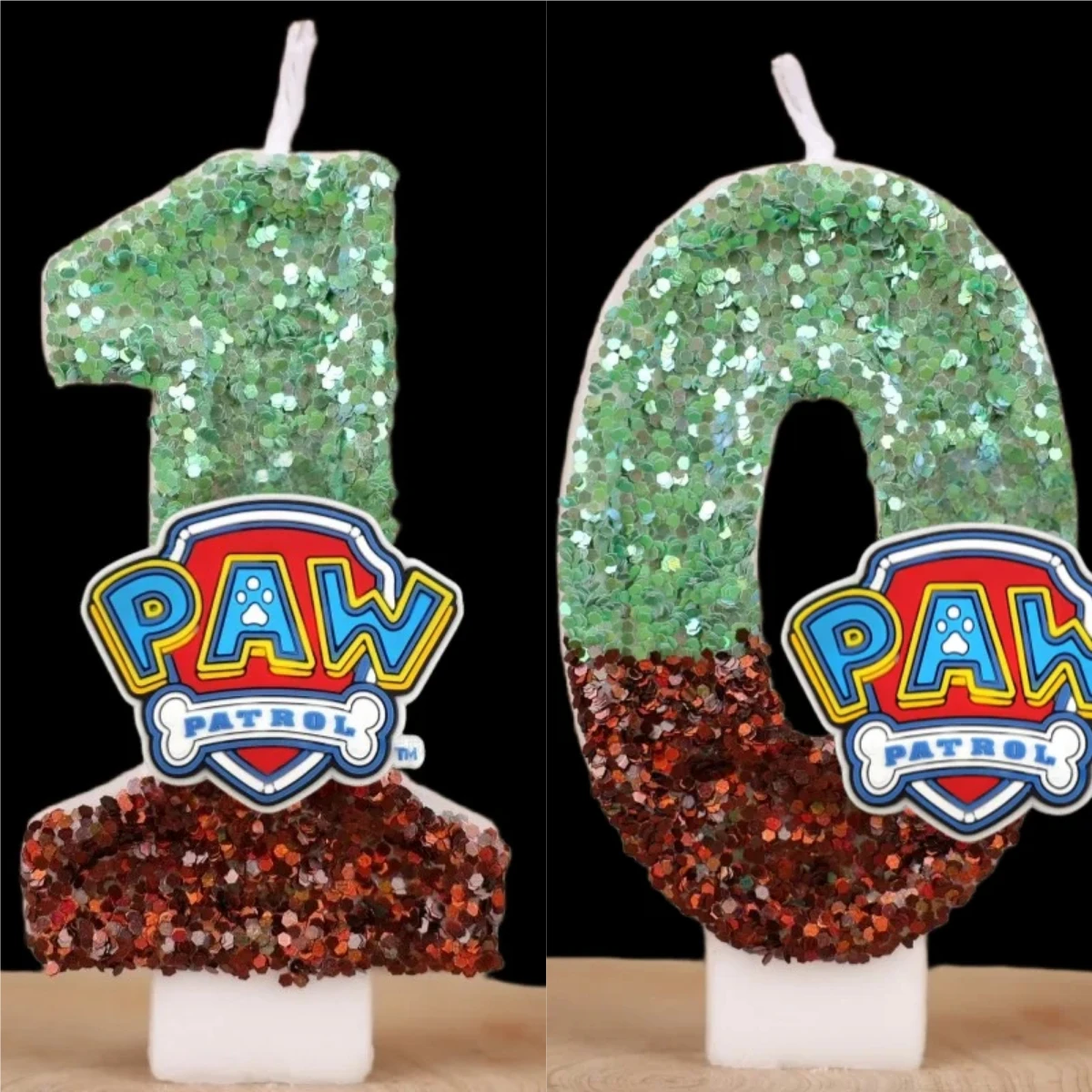 Paw Patrol Kerze Kindergeburtstag Kuchen Dekoration Lieferungen Niedliche Cartoon Anime Figur Hunde Party Zubehör Zubehör