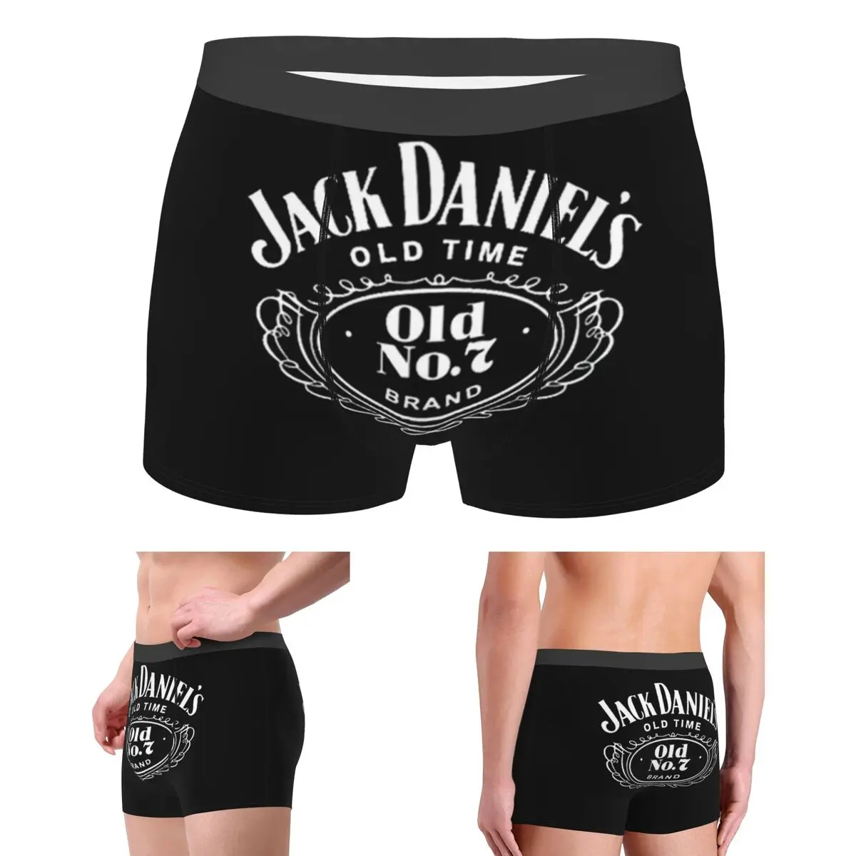 

Boxer Underpants Shorts J-JACK DANIELS Whiskey Brand Panties Men Breathable Underwear for Homme Man Boyfriend Gift