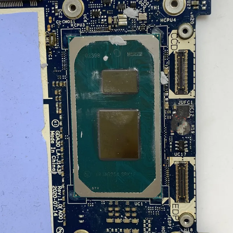 

For DELL 9310 Mainboard With SRK1F I7-1185G7 CPU Mainboard GDA30 LA-J143P Laptop Motherboard 32GB 100% Fully Tested Working Well