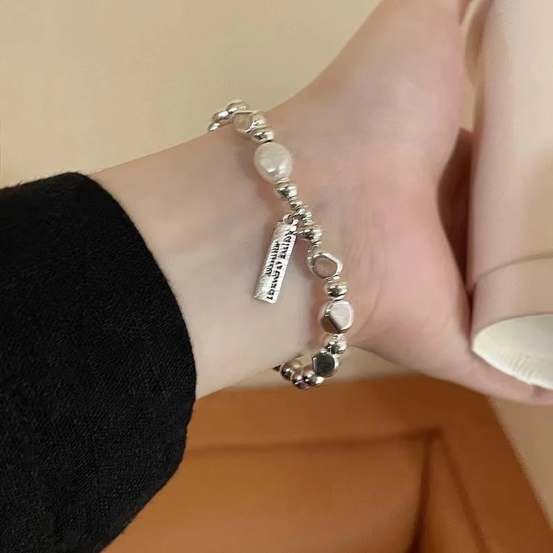 Vintage Irregular Pearl Bracelet Women Exquisite Bracelet New Girlfriend Style Versatile Fashion Bracelet Accessories Wholesale