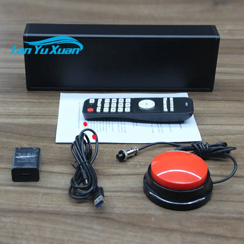 

CHEETIE CP01 School Quiz Office Programmable Hour Minute Second LED Countdown Chrono Timer With Wired Button and Remote