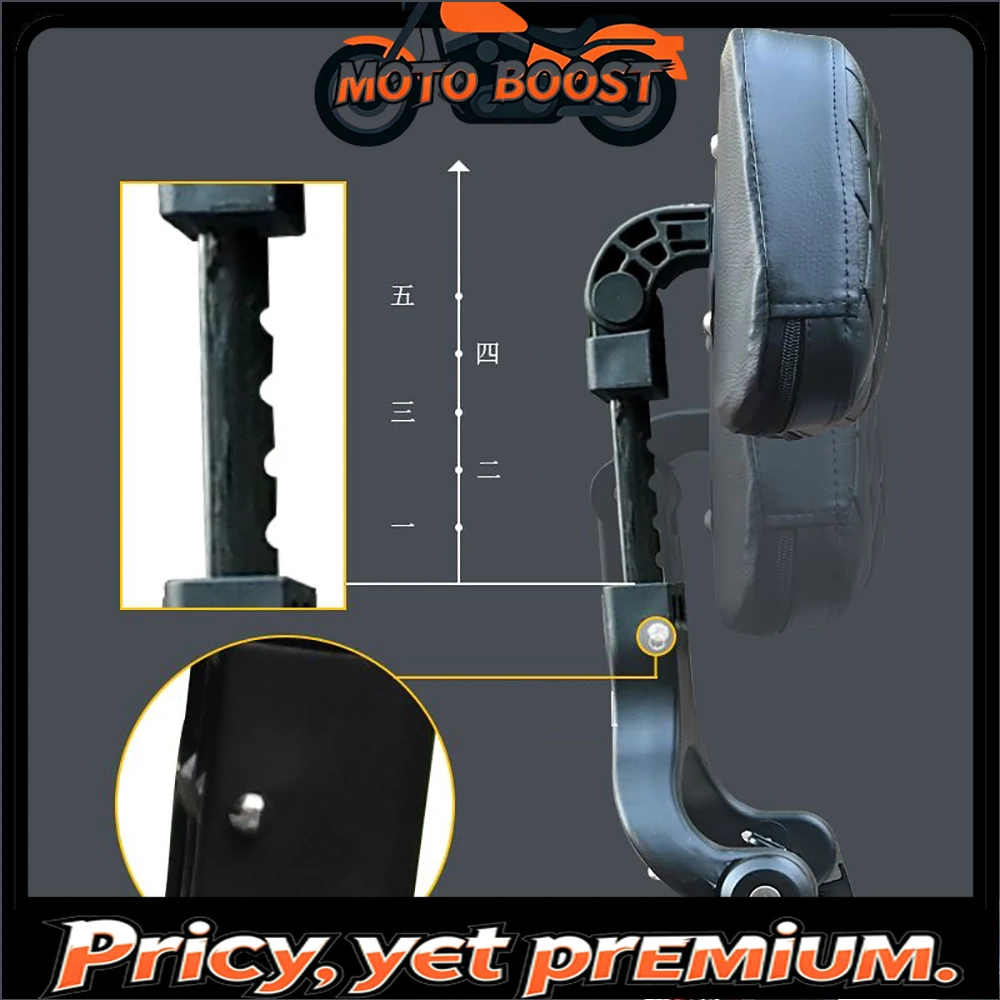 【Premium quality】Suitable for CYCLONE RA2 motorcycle modified telescopic folding backrest shelf accessories