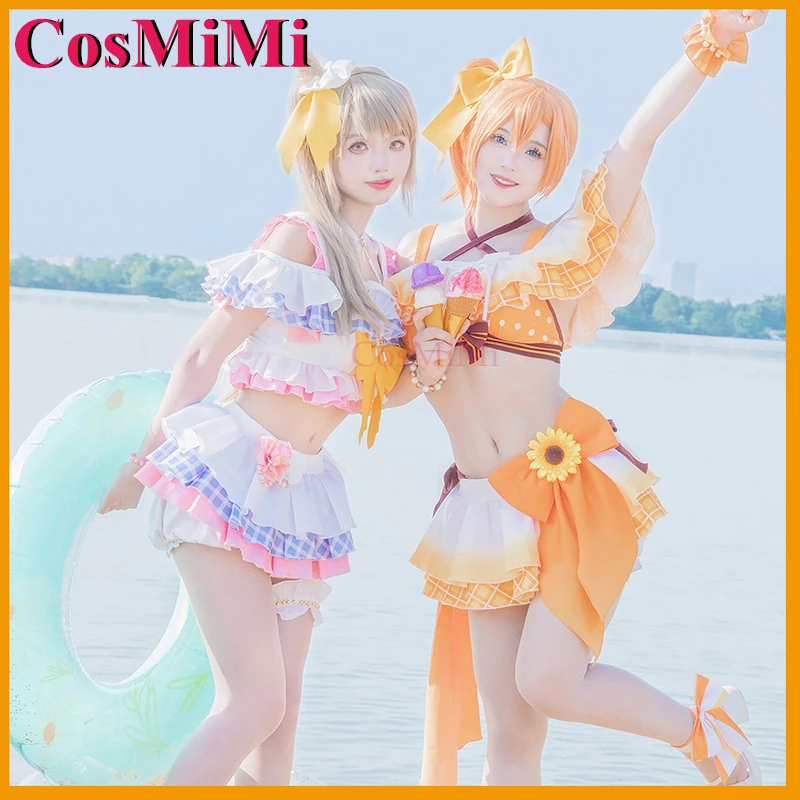 

CosMiMi Hot Anime LoveLive Aqours All Members Cosplay Costume Sweet Lovely Swimsuit Women Carnival Party Role Play Clothing S-XL