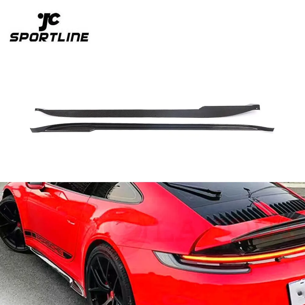 

Dry Carbon Fiber 992 Auto Body Side Kit For Porsche 992 Carrera 4S Coupe 2-Door 2019-2021