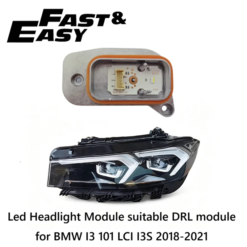 Aftermarket new 63118495579  63118495580 Led Angel Eyes daytime running light DRL module for BMW I3 I01 lci I3S 2018-2021