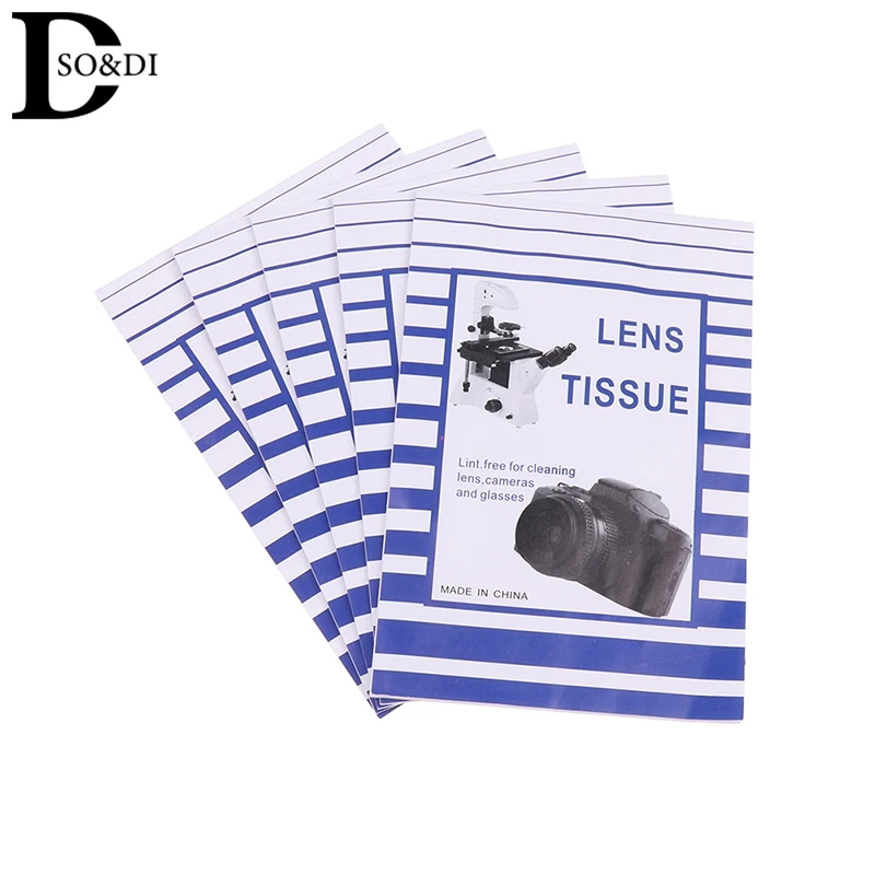 Lens Cleaning Paper Wipes Camera Wipe Microscope Kit Eyeglasses Cleaner Tissue Glasses Tissues Lenses Goggles Eyeglass Swim