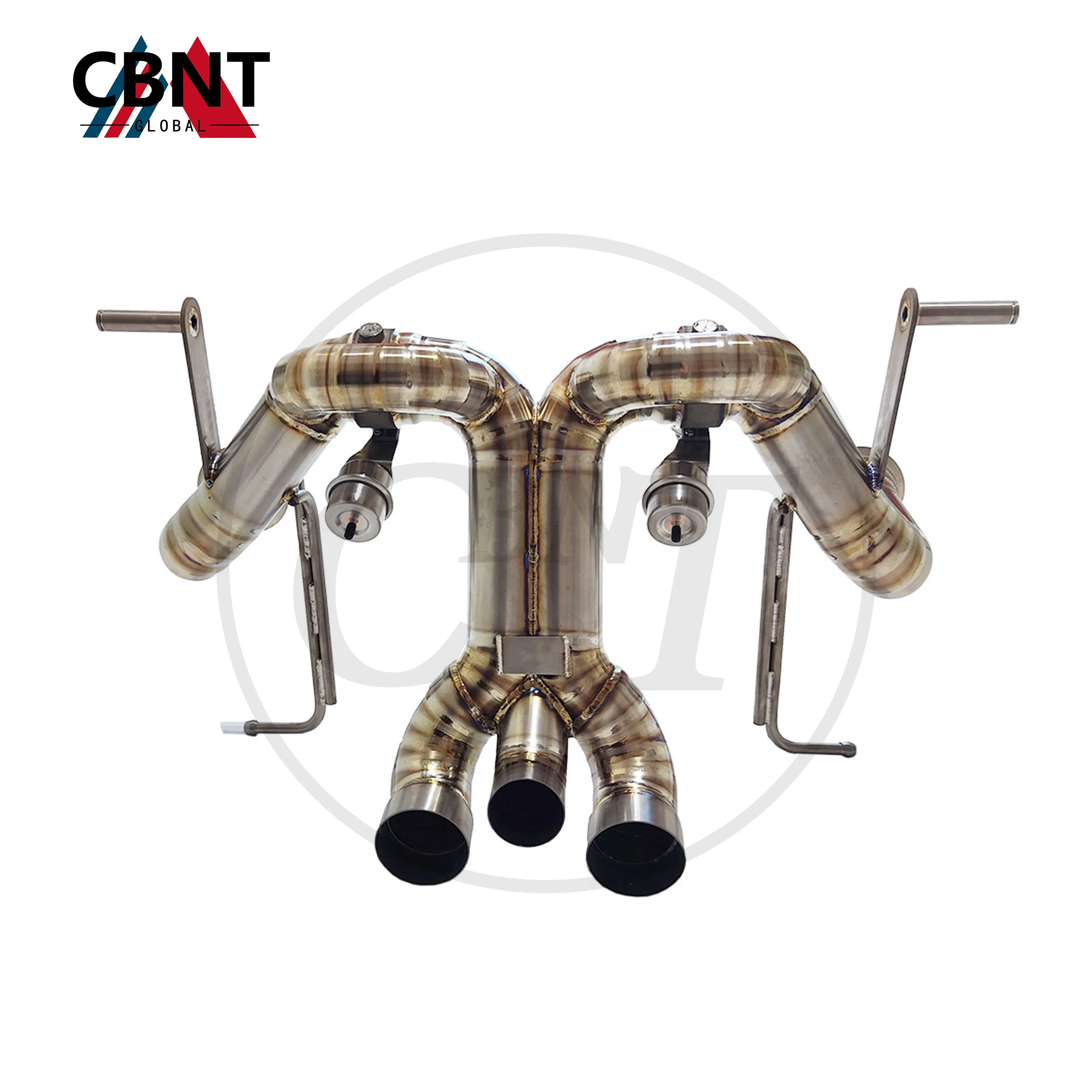 

Выхлопная система CBNT Titanium Axleback для Lamborghini Aventador SVJ LP700-4 LP740-4 LP750-4 6.5L V12 с клапанной системой Valvetronic