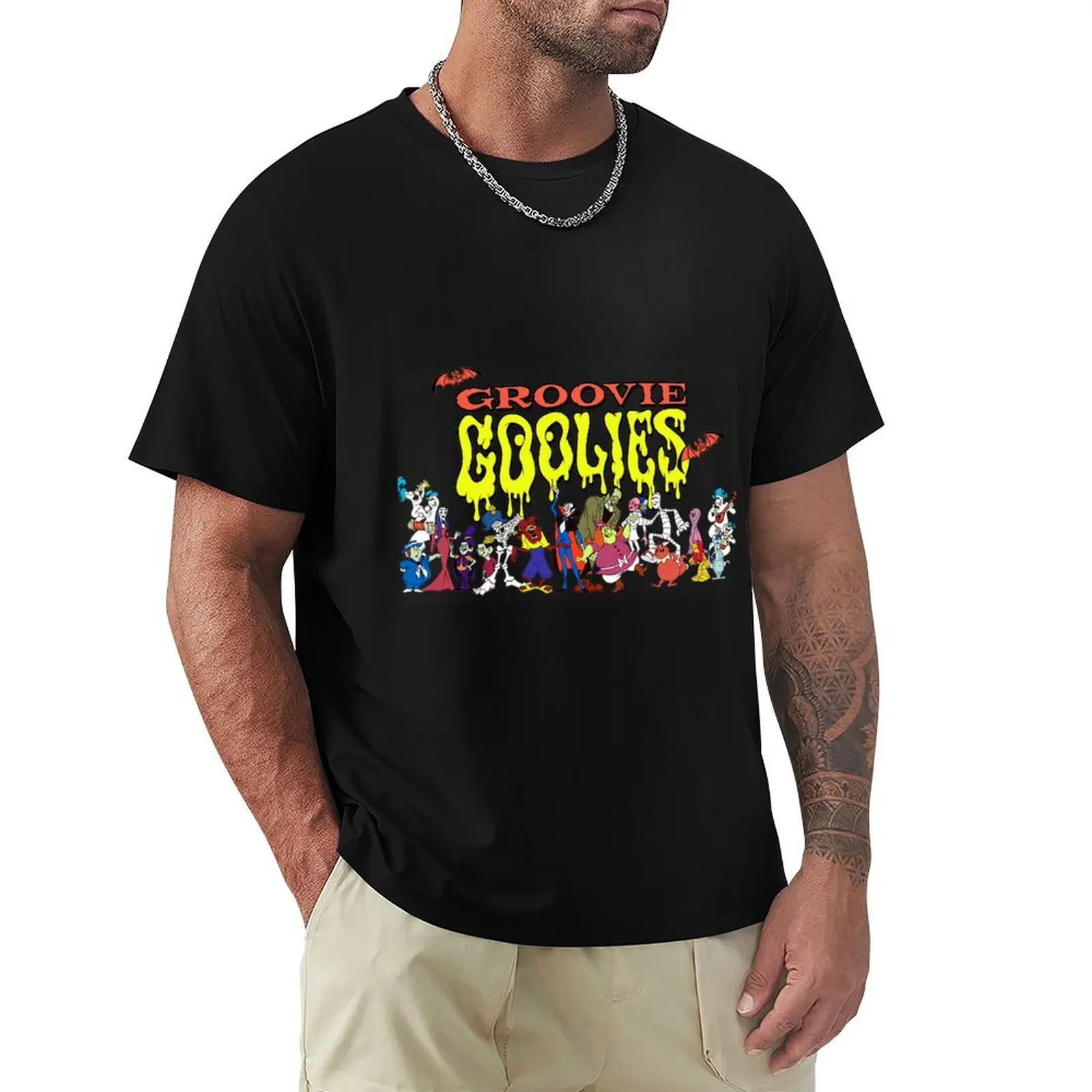 Groovie Goolies T-Shirt Soft Basic Cotton Short Sleeve Tee