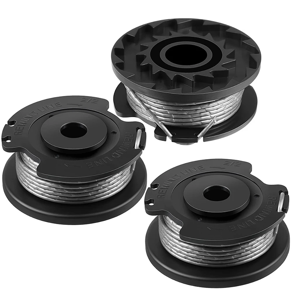 ABZL 6 Pack F016800569 String Trimmer Spool and Line for Bosch EasyGrassCut 23, 26, 18, 18-230, 18-260, 18-26 Replacement