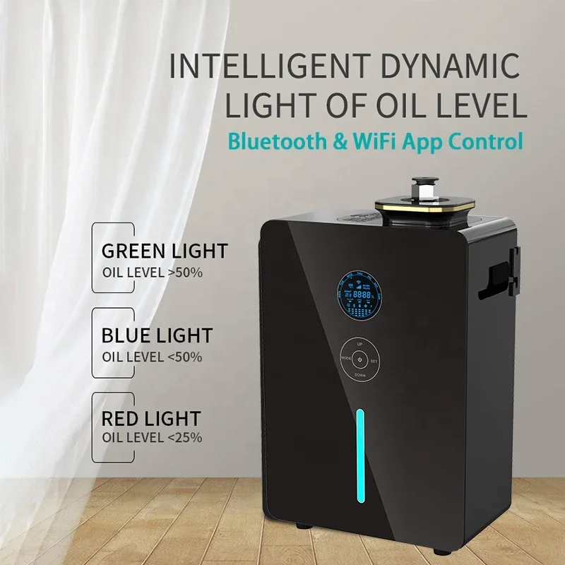 Commercial Wall Mounted Hvac Scent Air Diffuser Scent Aroma Diffuser Machine Wifi Smart Hotel Fragrance Oil Machine