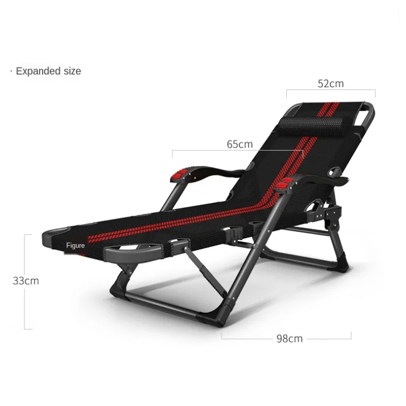 Silla plegable versátil para oficina, sillón reclinable multifuncional para playa, almacenamiento compacto y fácil