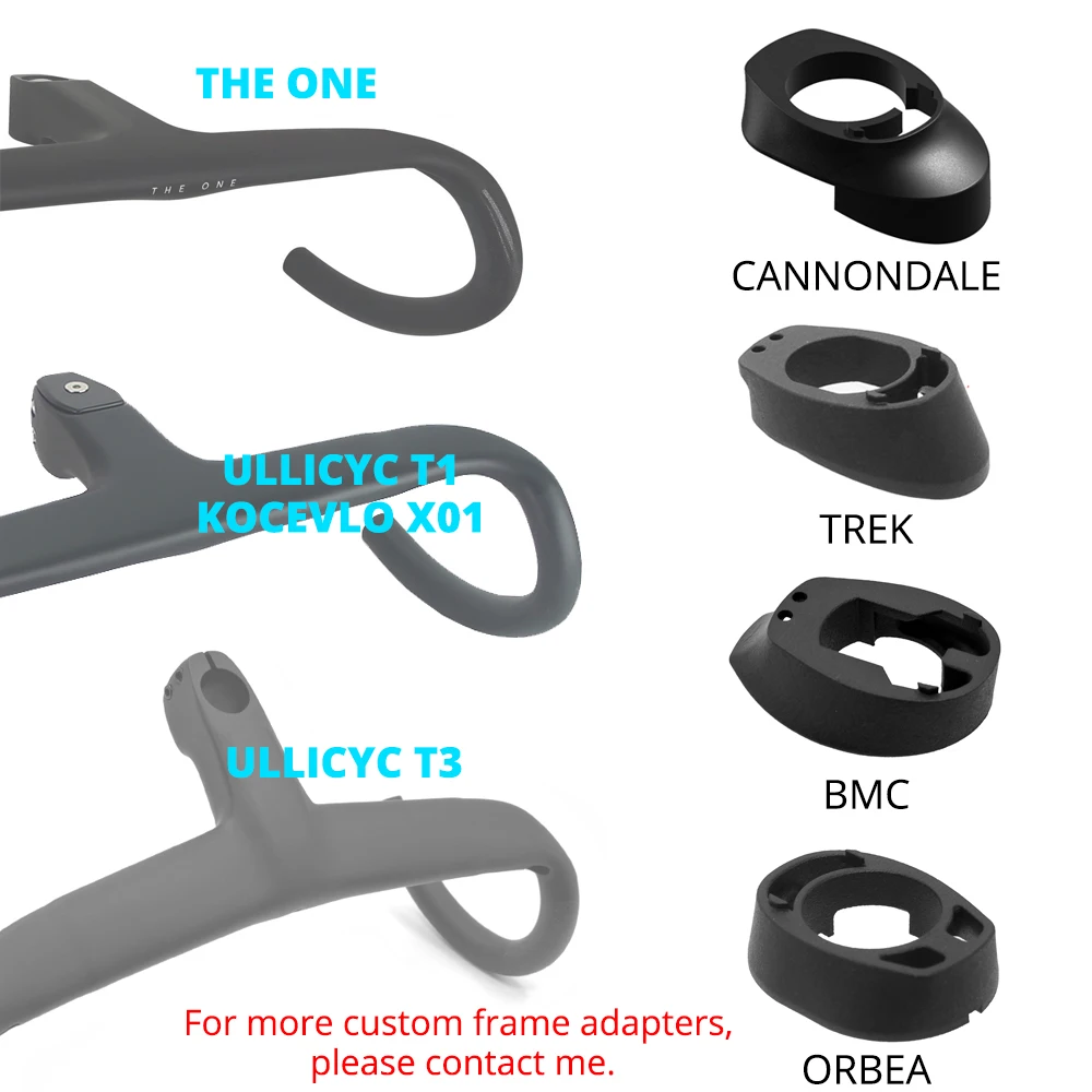 

3D printed Madone 8 /Emonda/ORBEA /V4RS adapter for KOCEVLO-X01/ TheOne Pro /T1/T3 Integration Handlebar
