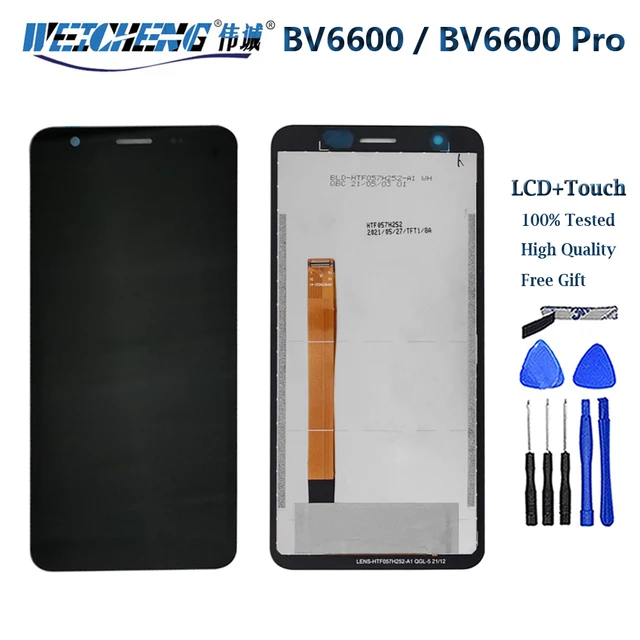 Dla Blackview BV6600 wyświetlacz LCD + ekran dotykowy Digitizer wymienny szklany Panel oryginalny dla BV6600E BV 6600 PRO wyświetlacz część