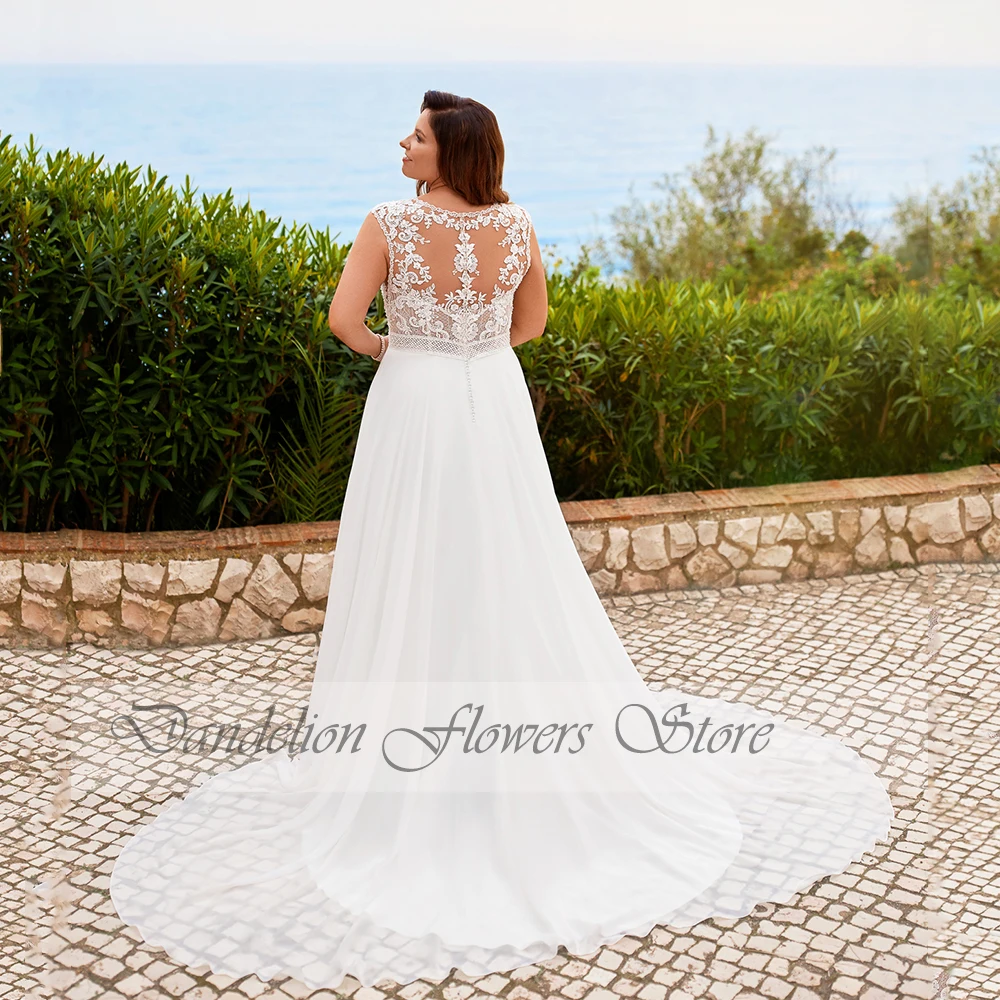 Robe de mariée classique, grande taille, Sexy, col en v, manches cape, dos nu, ligne a, balayage, traine, robe de mariage, 2023