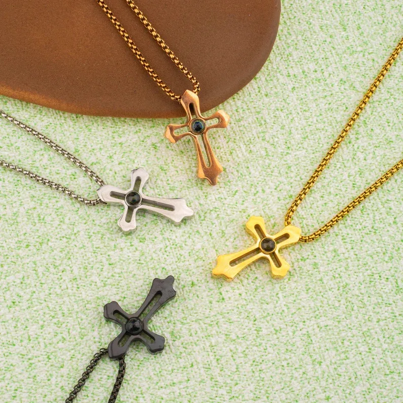 สร้อยคอภาพถ่ายฉายภาพแบบกำหนดเอง สำหรับผู้ชายและผู้หญิง ของขวัญที่ระลึกส่วนบุคคล สำหรับวันเกิด วันครบรอบ ของขวัญที่ดีที่สุด เครื่องประดับ