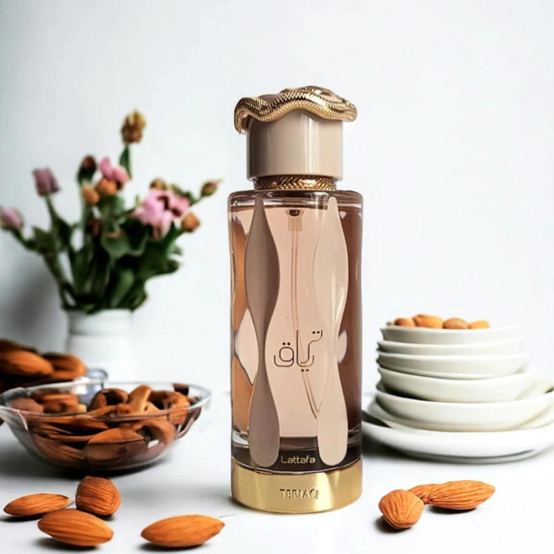 Fragancia árabe de 100 ml, aroma oriental de larga duración, fresco, elegante, refinado con un diseño único y aromas naturales suaves, unisex