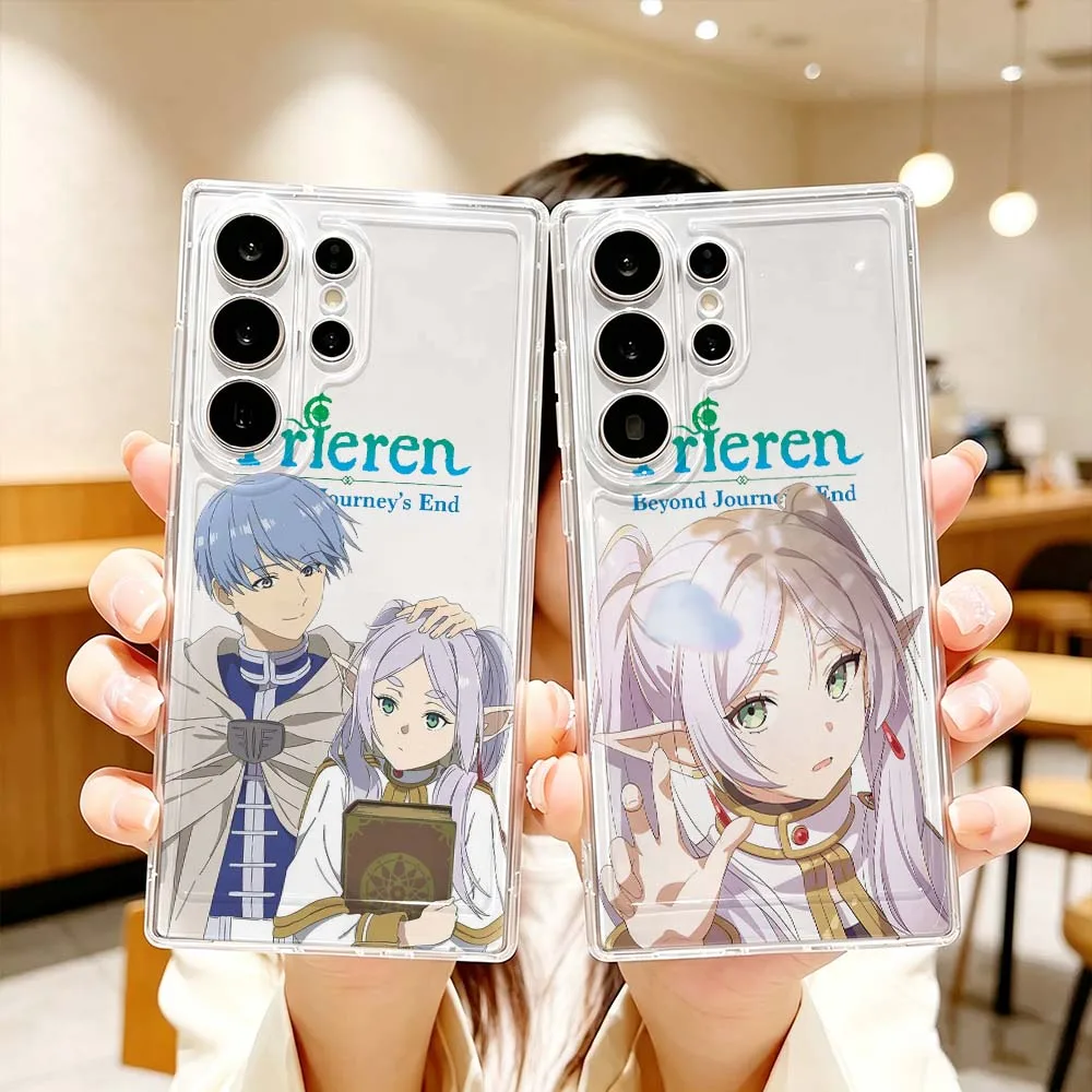Frieren Beyond Journey End For Samsung Galaxy S26 S25 S24 S23 S22 S21 S20 Ultra Plus FE Pro 5G Transparent Phone Case Cover