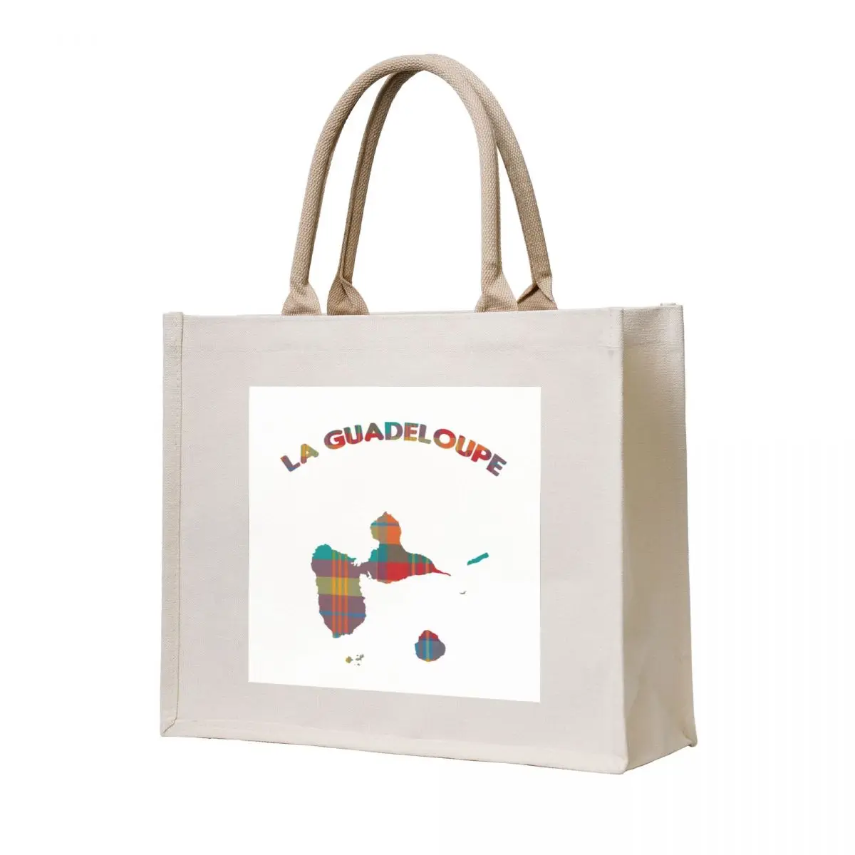

Guadeloupe - madras Tote Bag bags luxury women Beach bag Women's beach bags large tote bag