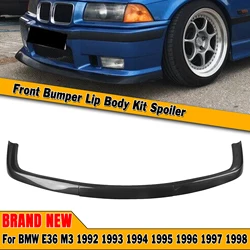 Car Front Bumper Spoiler Lip Lower Guard Plate Splitter Auto Accessories For BMW E36 M3 4-Door Sedan 2 Door Coupe 1992-1998