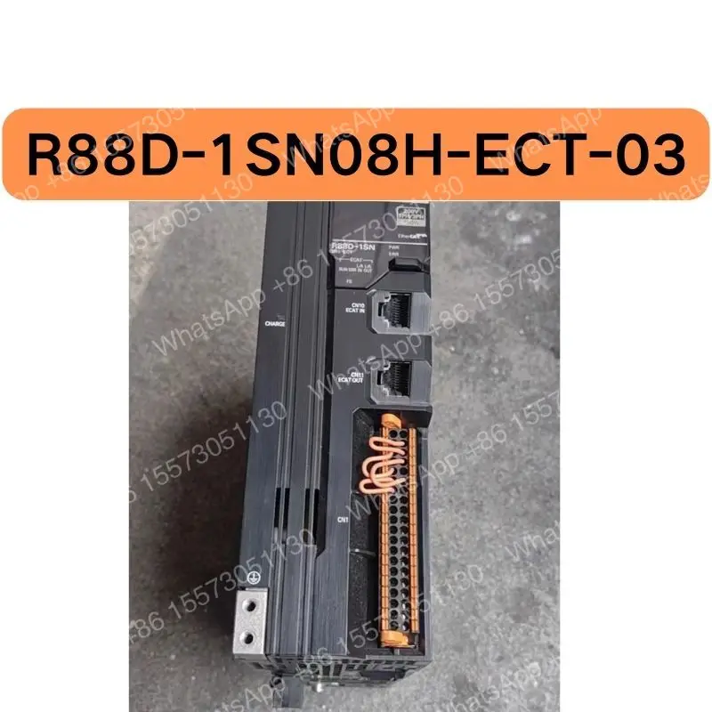 Used R88D-1SN08H-ECT-03 servo driver 750W tested OK, function intact
