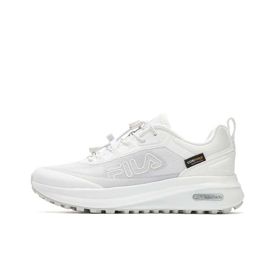 FILA NUVOLE 4 Cushioning Abrasion Resistant Breathable Lightweight Low top Outdoor Shoes Women's Bright White A12W621205FBW
