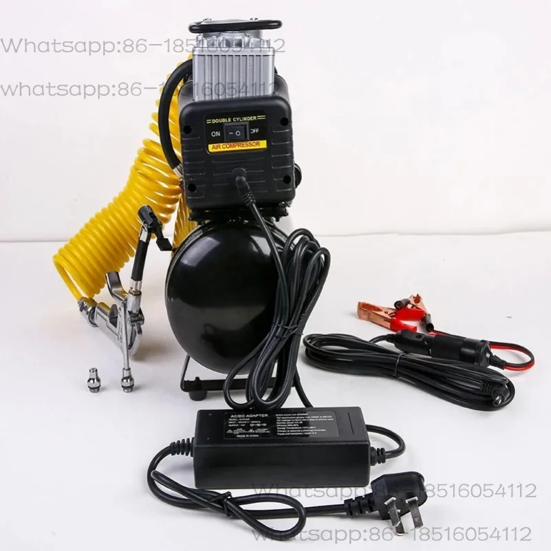 

2,5 л/4 л 12 В 220 В воздушный компрессор автомобильный насос для накачивания шин портативный бесшумный безмасляный воздушный компрессор