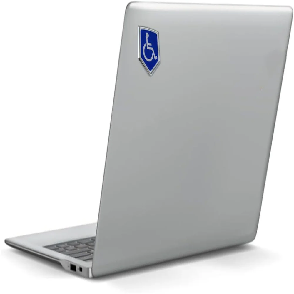 ملصق مائي للمعاقين لسيارة دراجة نارية كروم شعار درع شكل ملصق شارة علامة كريست دراجة أوتوكار شعارات