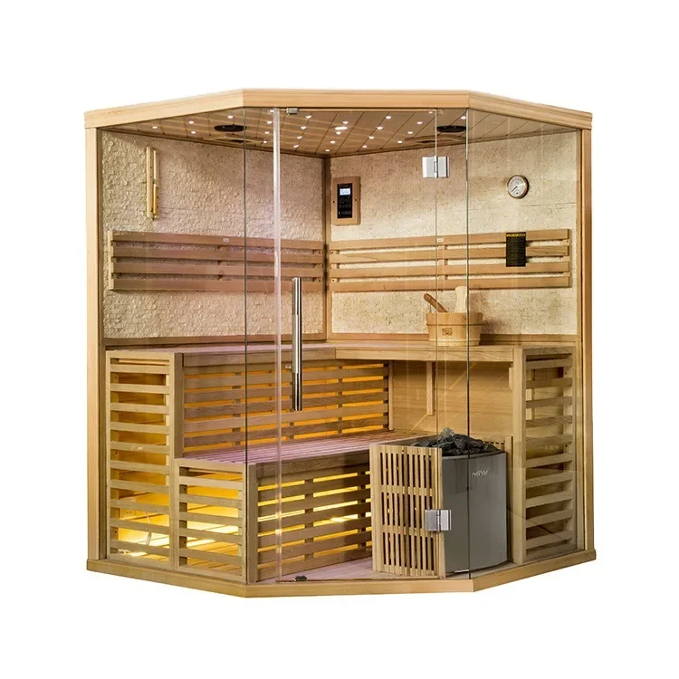 Steam shower room Sauna room with body massage