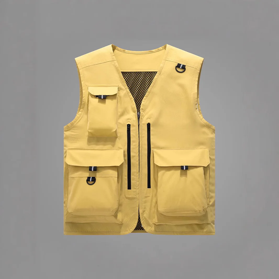 

New Casual Outdoor Multifunctional Mesh Photography Men's Vest Vest Multi-Pocket Vest