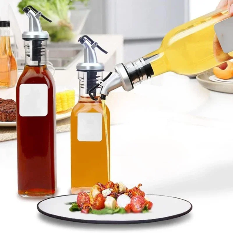 Olive Oil Spouts Oil Vinegar Bottle Stopper Spout Leakproof Nozzle Dispenser Wine Pourer for Vinegar Olive Salad Wine